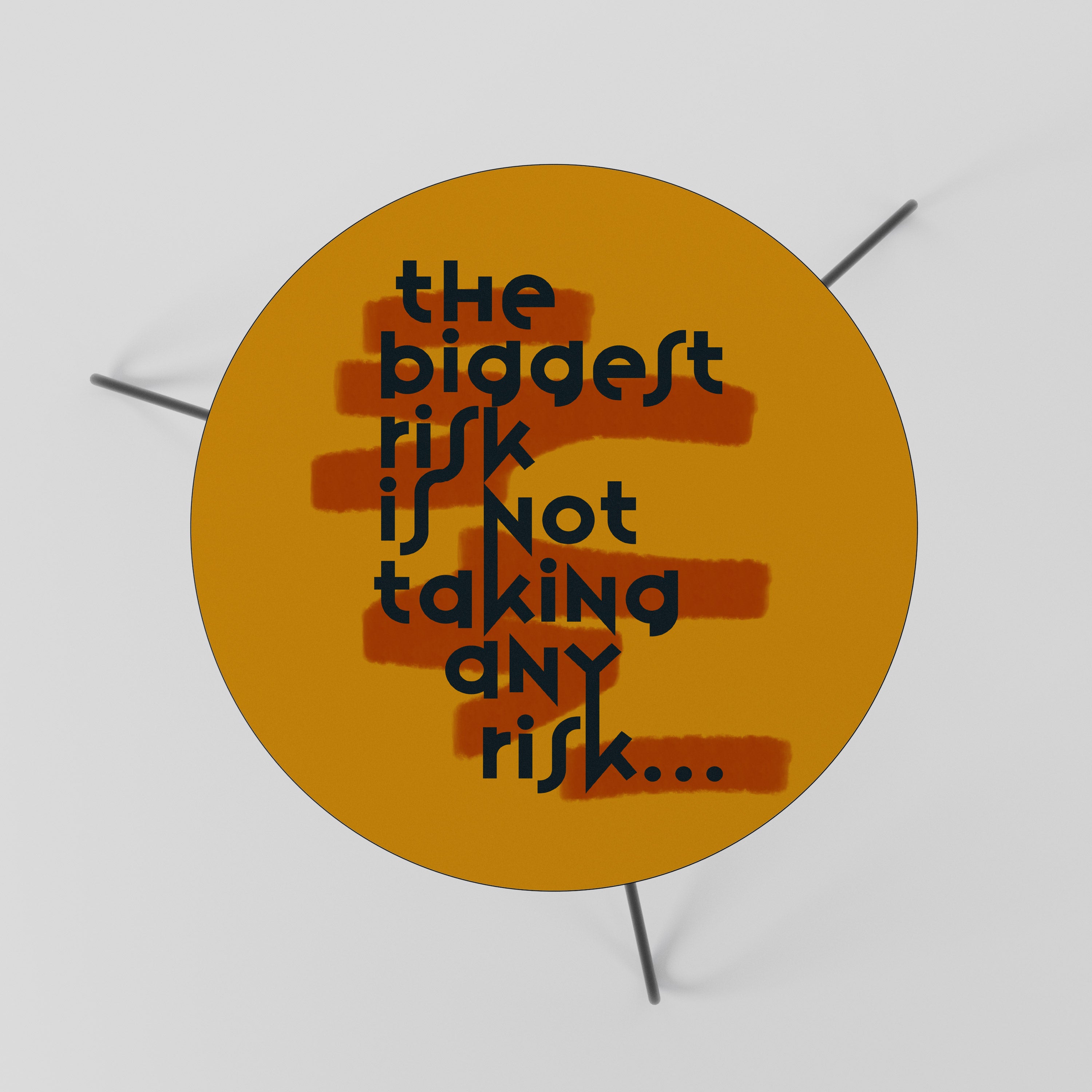 THE BIGGEST RISK Coffee Table 60