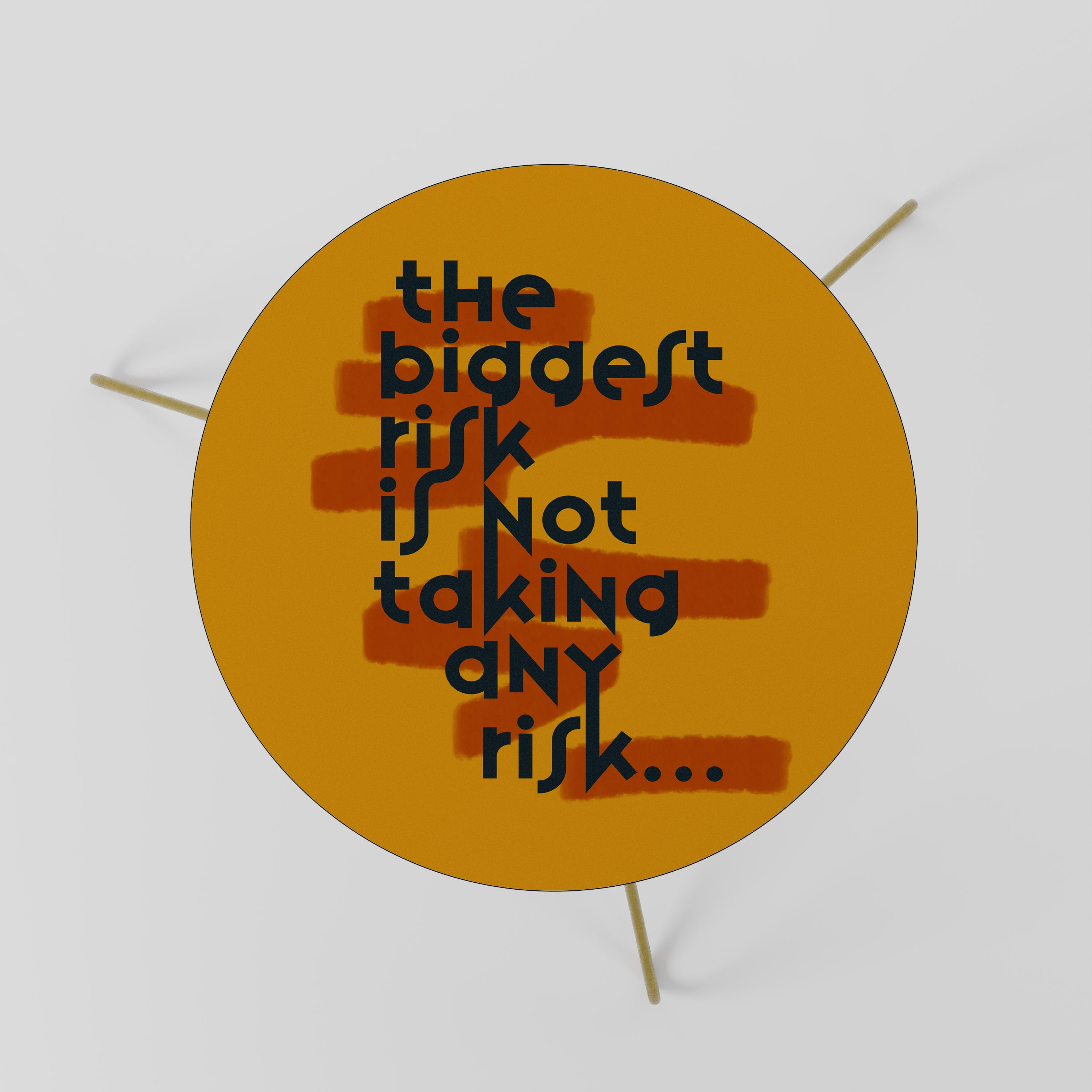 THE BIGGEST RISK Coffee Table 60