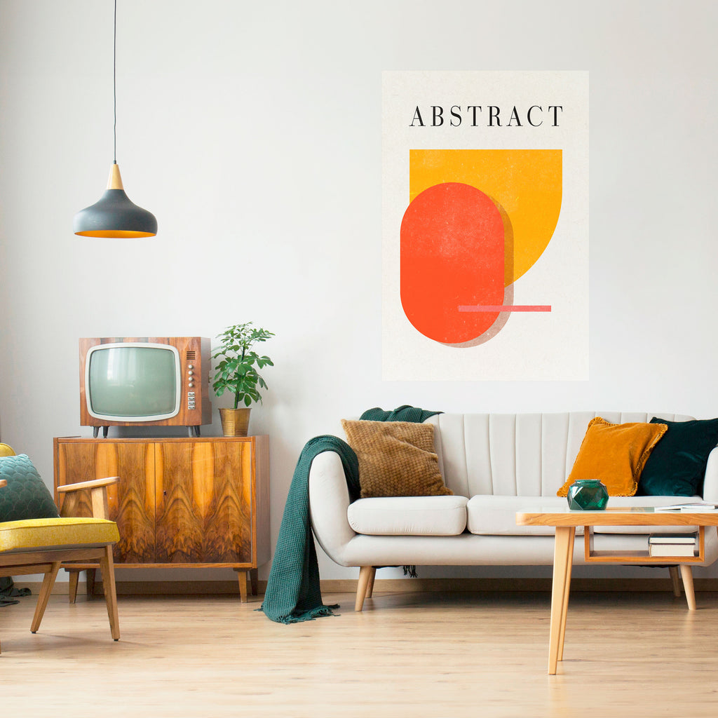PLAYFUL COMPOSITION Peel and Stick Vertical Poster