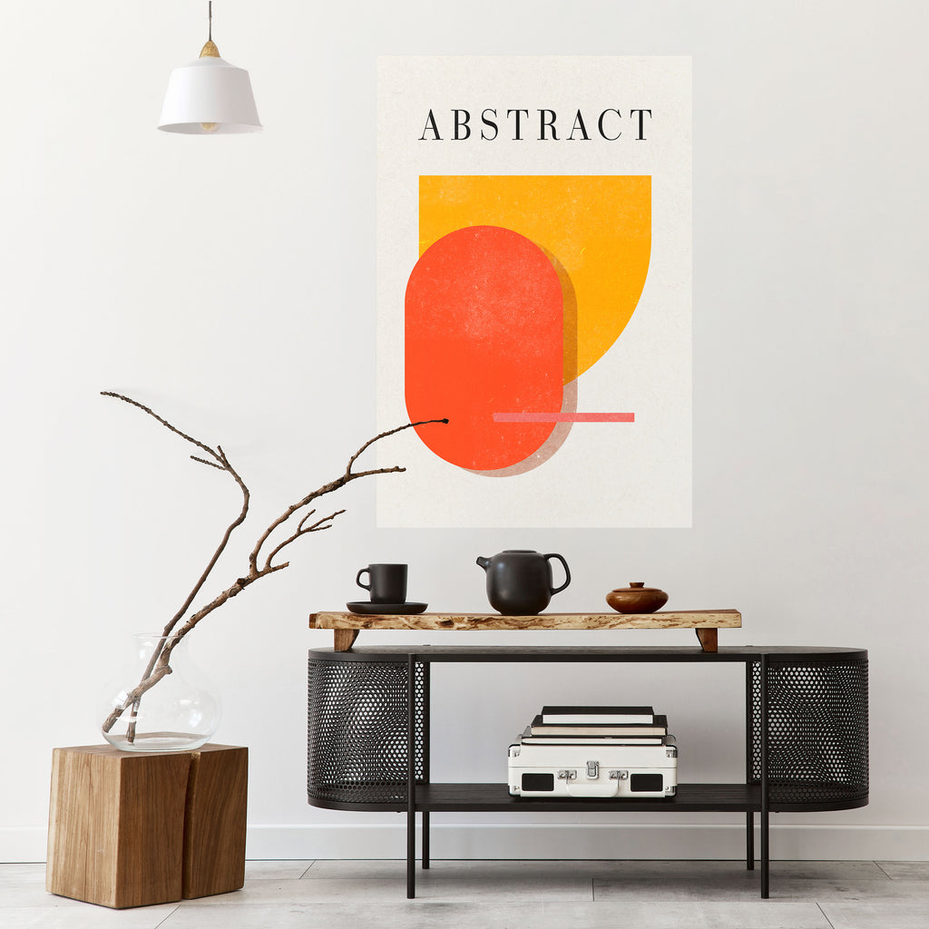 PLAYFUL COMPOSITION Peel and Stick Vertical Poster