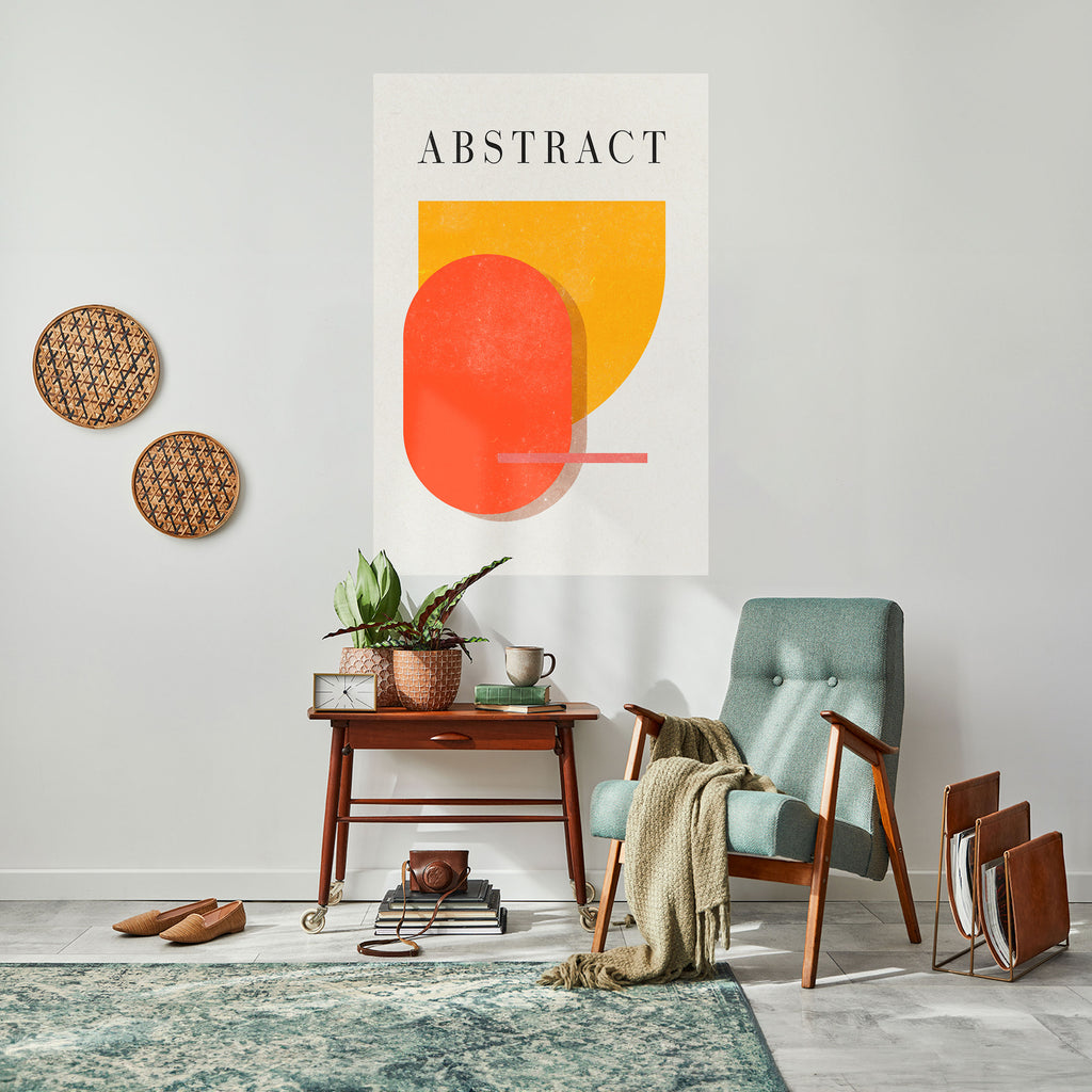 PLAYFUL COMPOSITION Peel and Stick Vertical Poster