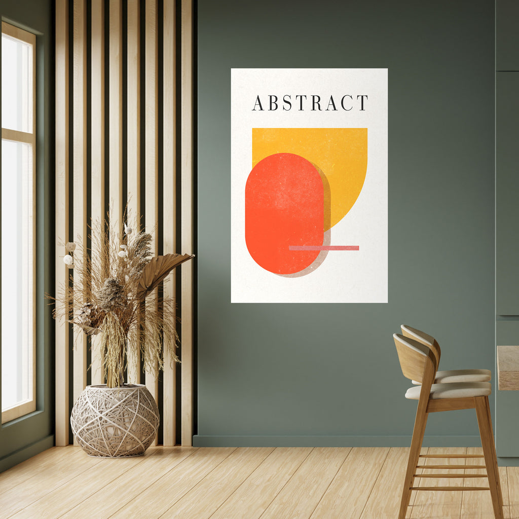 PLAYFUL COMPOSITION Peel and Stick Vertical Poster