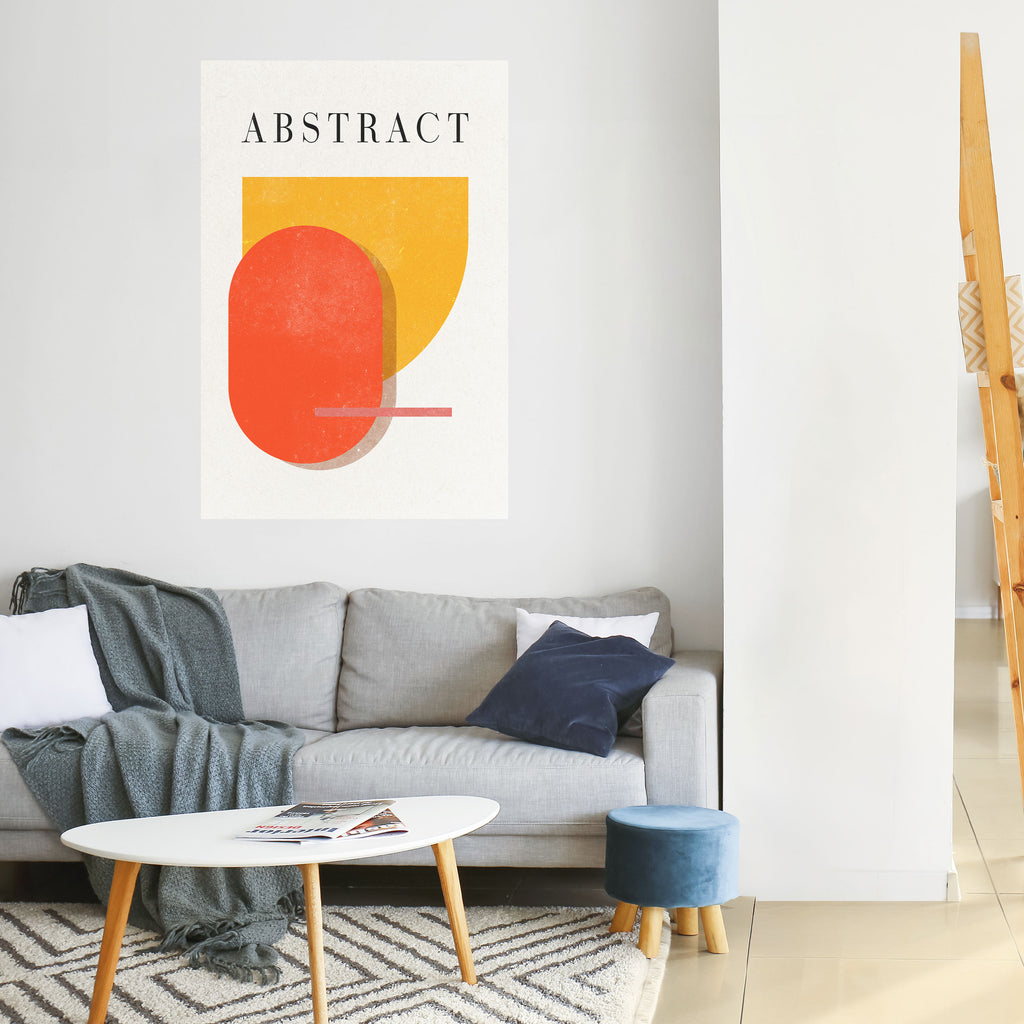 PLAYFUL COMPOSITION Peel and Stick Vertical Poster