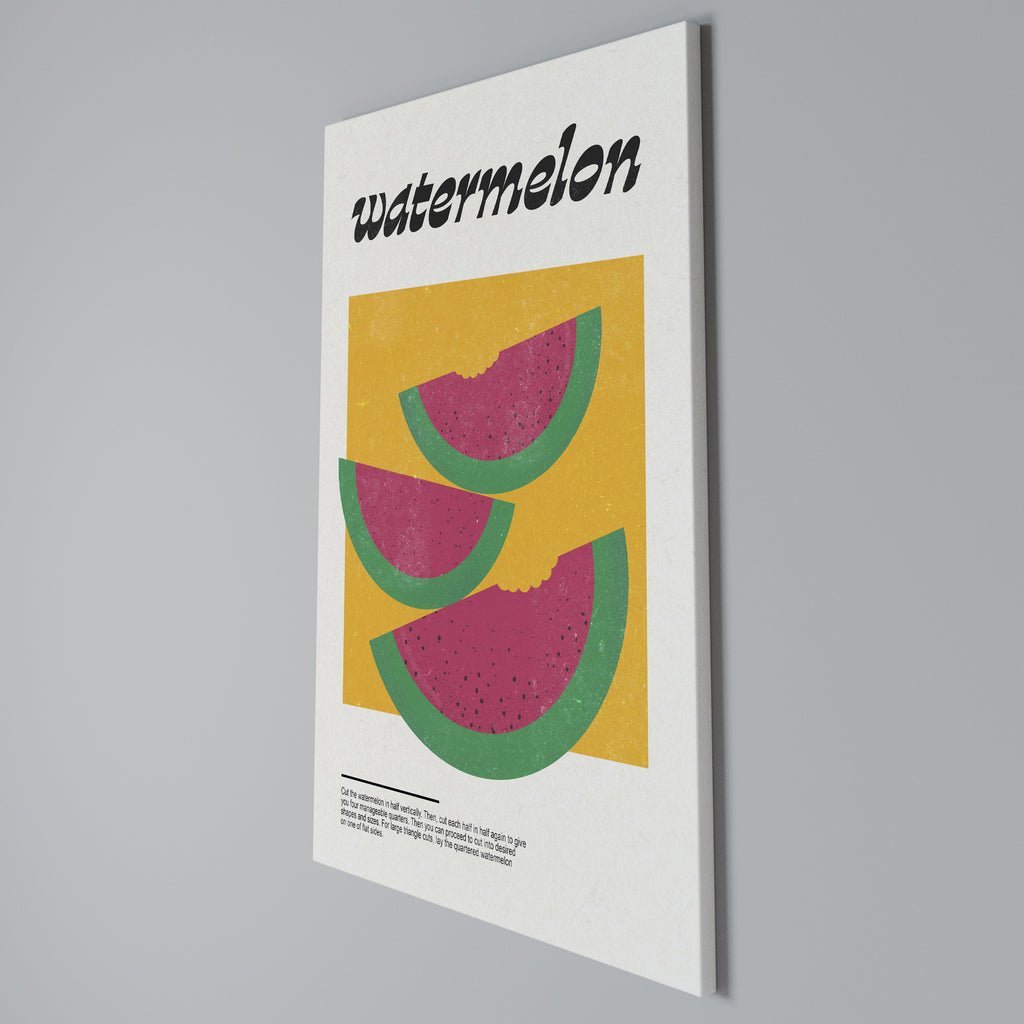 WATERMELON WHIMSY Cuadro en lienzo vertical