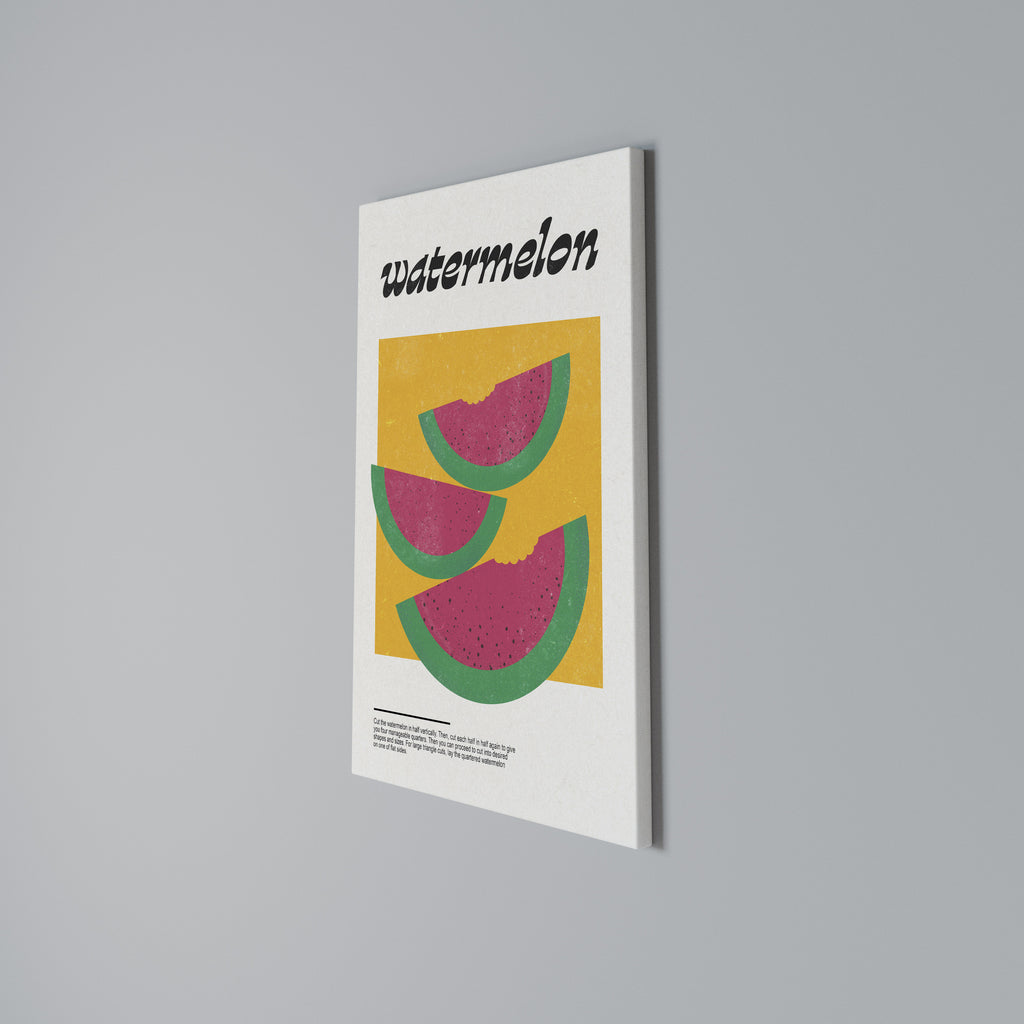 WATERMELON WHIMSY Cuadro en lienzo vertical