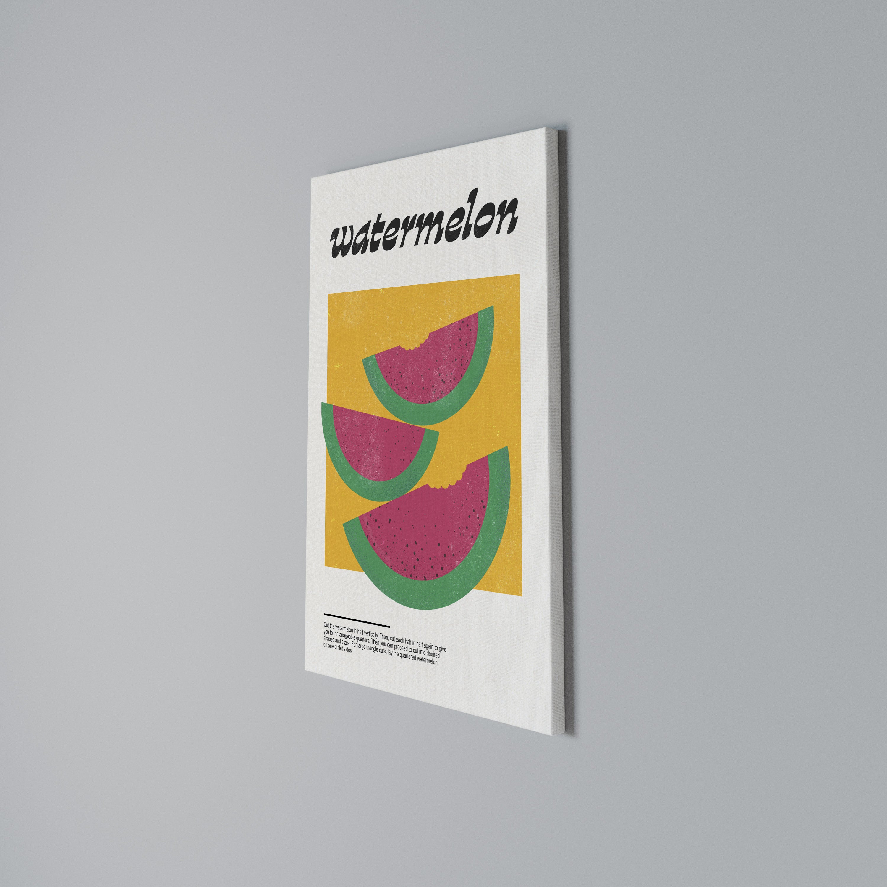 WATERMELON WHIMSY Cuadro en lienzo vertical
