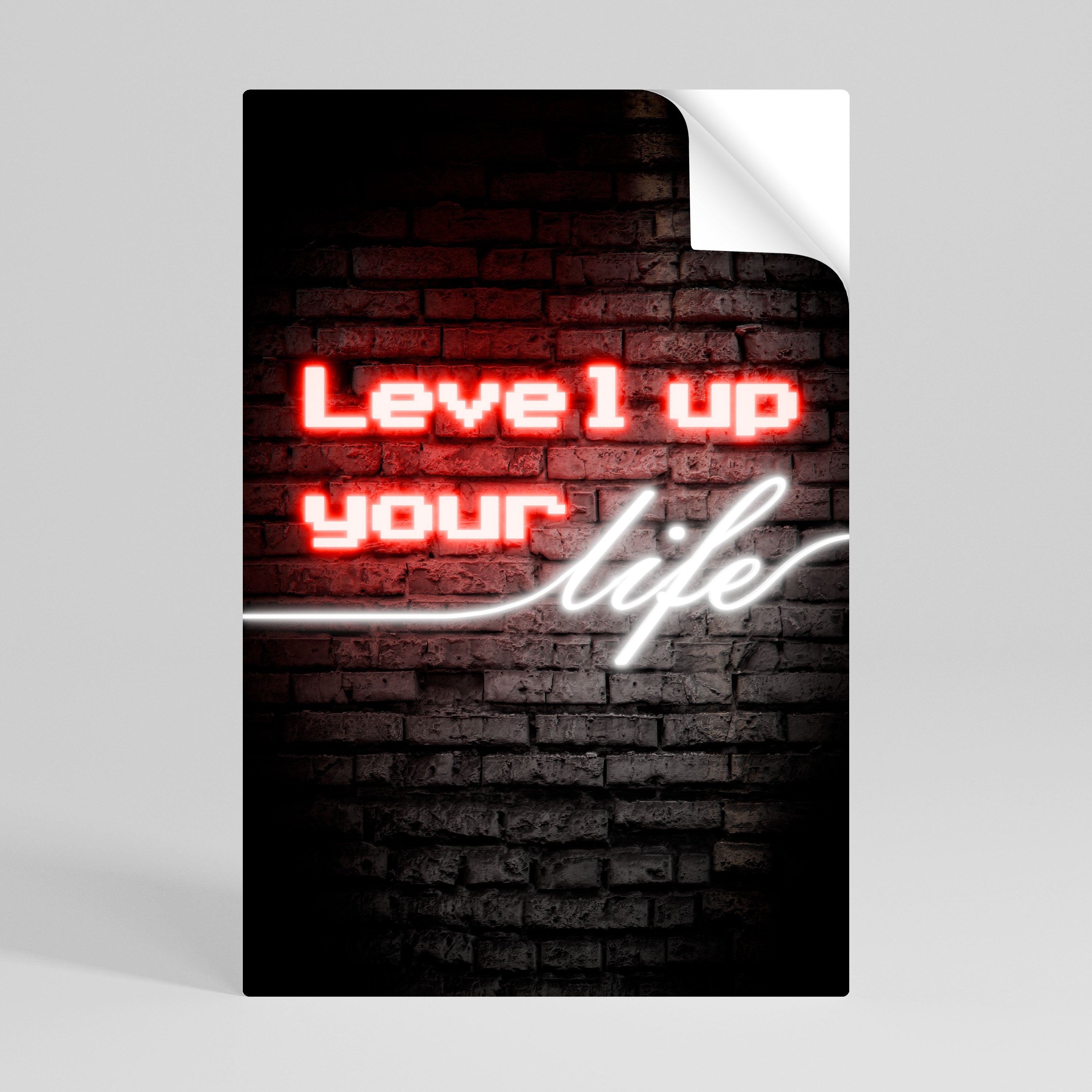 IGNITE YOUR ASPIRATIONS Póster adhesivo vertical