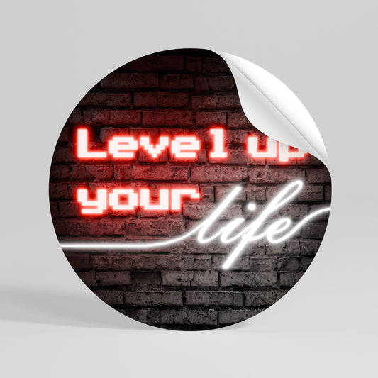 IGNITE YOUR ASPIRATIONS Vinilo adhesivo redondo
