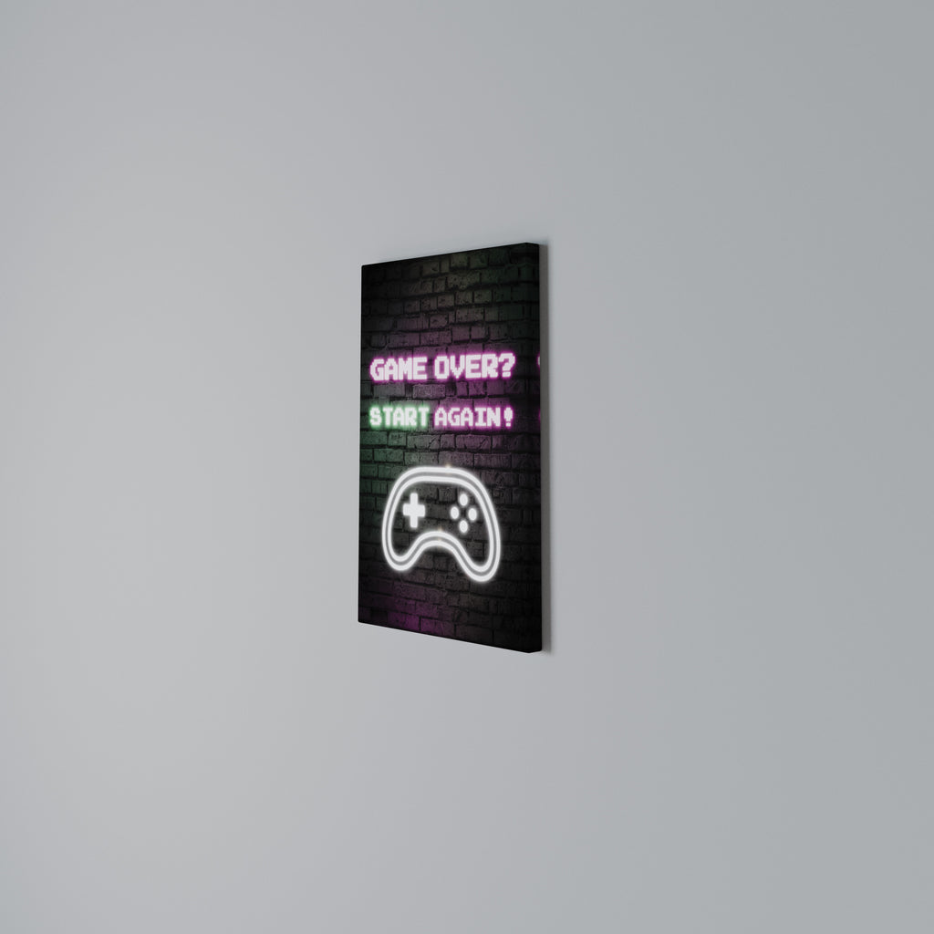 RESPAWN YOUR ADVENTURE Cuadro en lienzo vertical