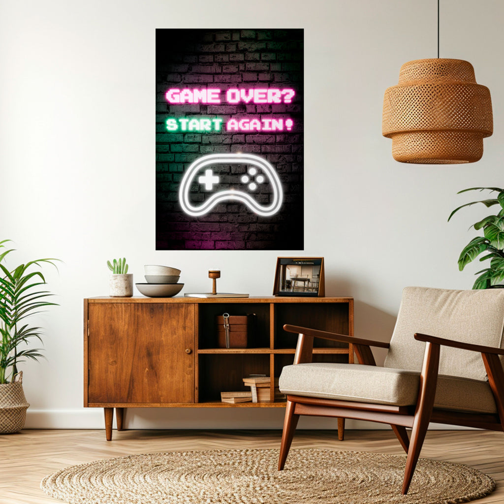 RESPAWN YOUR ADVENTURE Peel and Stick Vertical Poster
