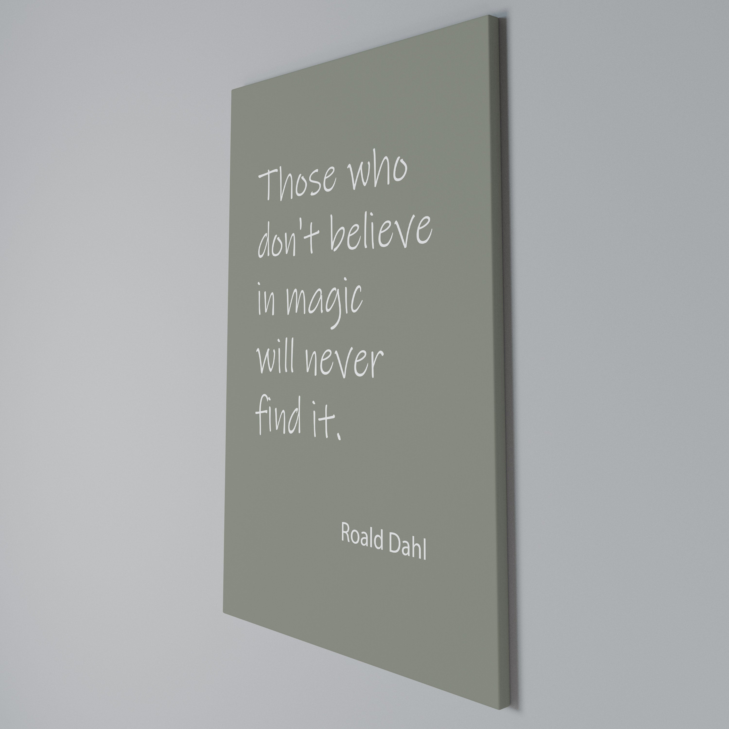 MAGIC OF BELIEF Cuadro en lienzo vertical