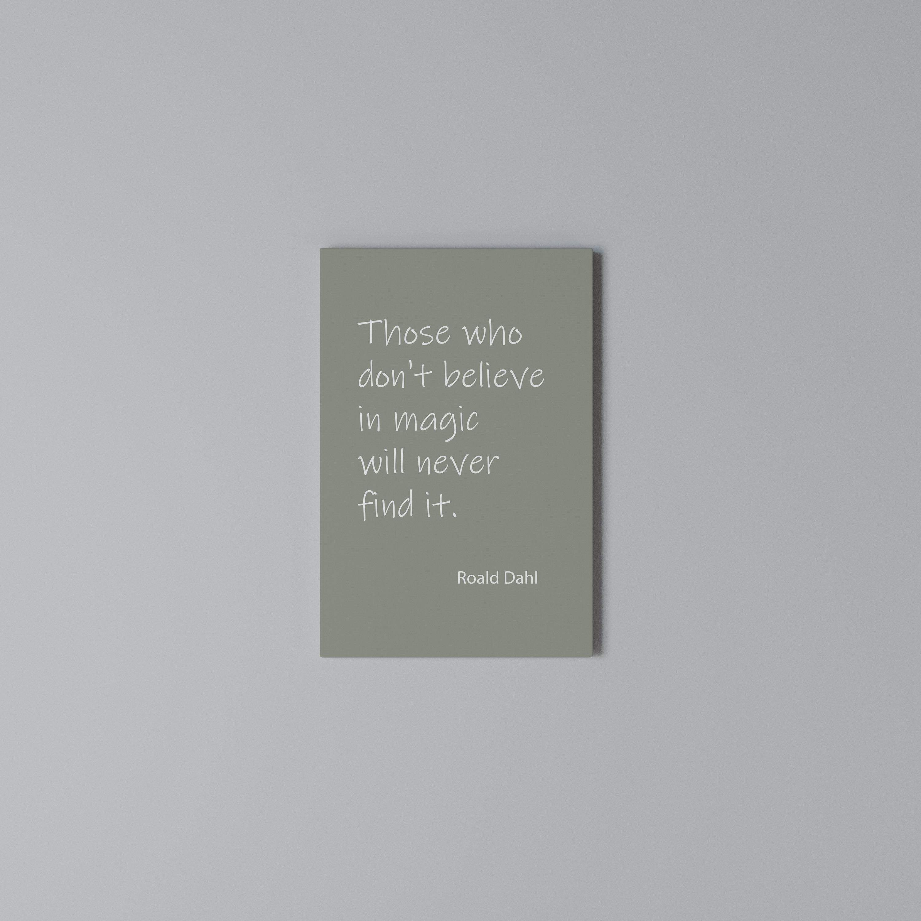 MAGIC OF BELIEF Cuadro en lienzo vertical