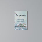 PATIENCE IN BLOOM Cuadro en lienzo vertical
