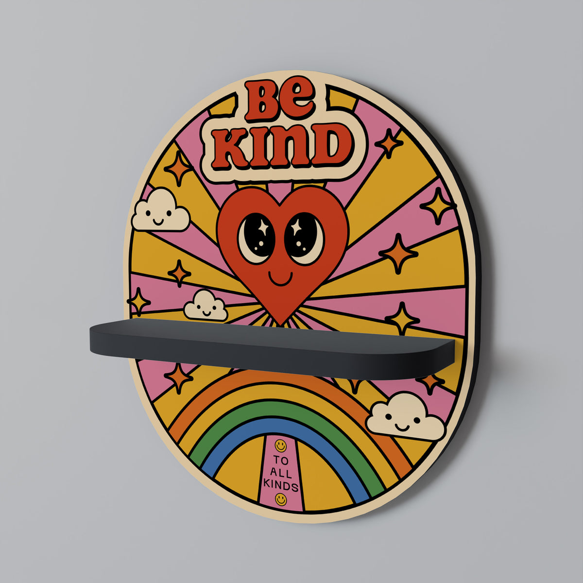 BE KIND Estante Artístico