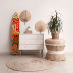 BE KIND Panel decorativo de tabla de surf