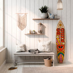 BE KIND Panel decorativo de tabla de surf