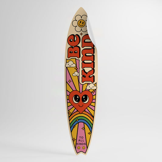 BE KIND Vinilo decorativo de tabla de surf