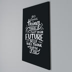 DO SOMETHING TODAY Cuadro en lienzo vertical