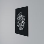 DO SOMETHING TODAY Cuadro en lienzo vertical