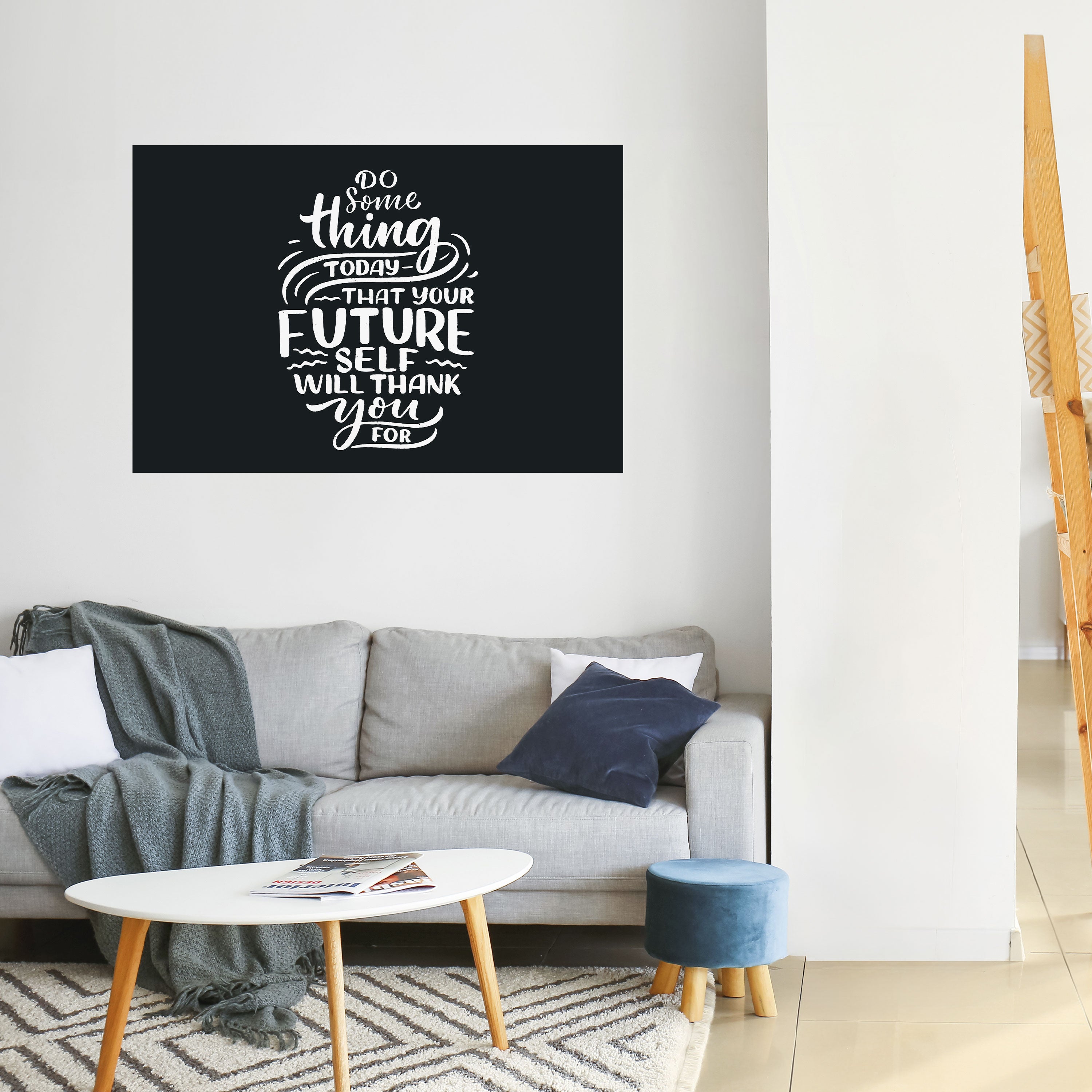 HAGA ALGO HOY Póster horizontal despegable y adhesivo