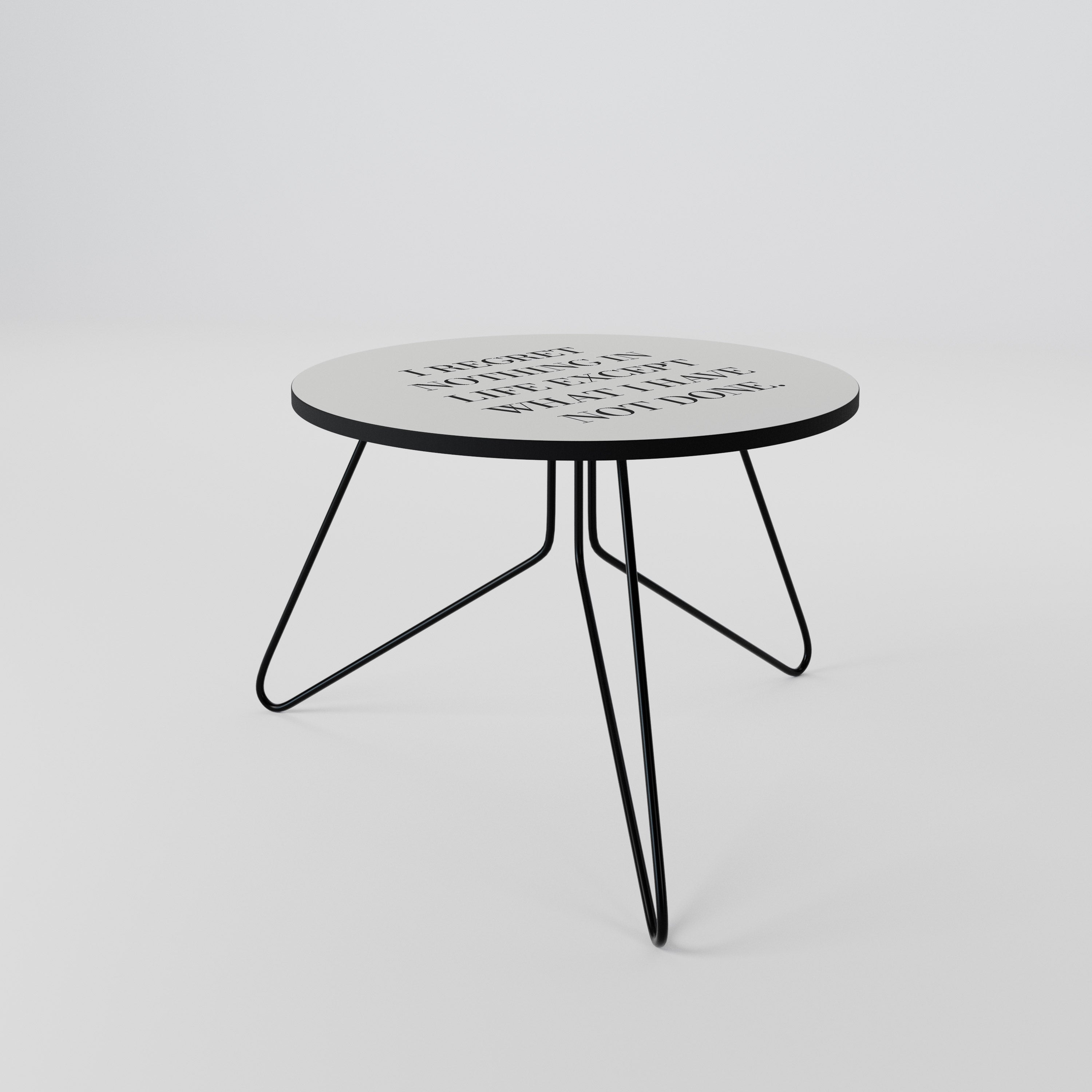 REGRET NOTHING Coffee Table 60
