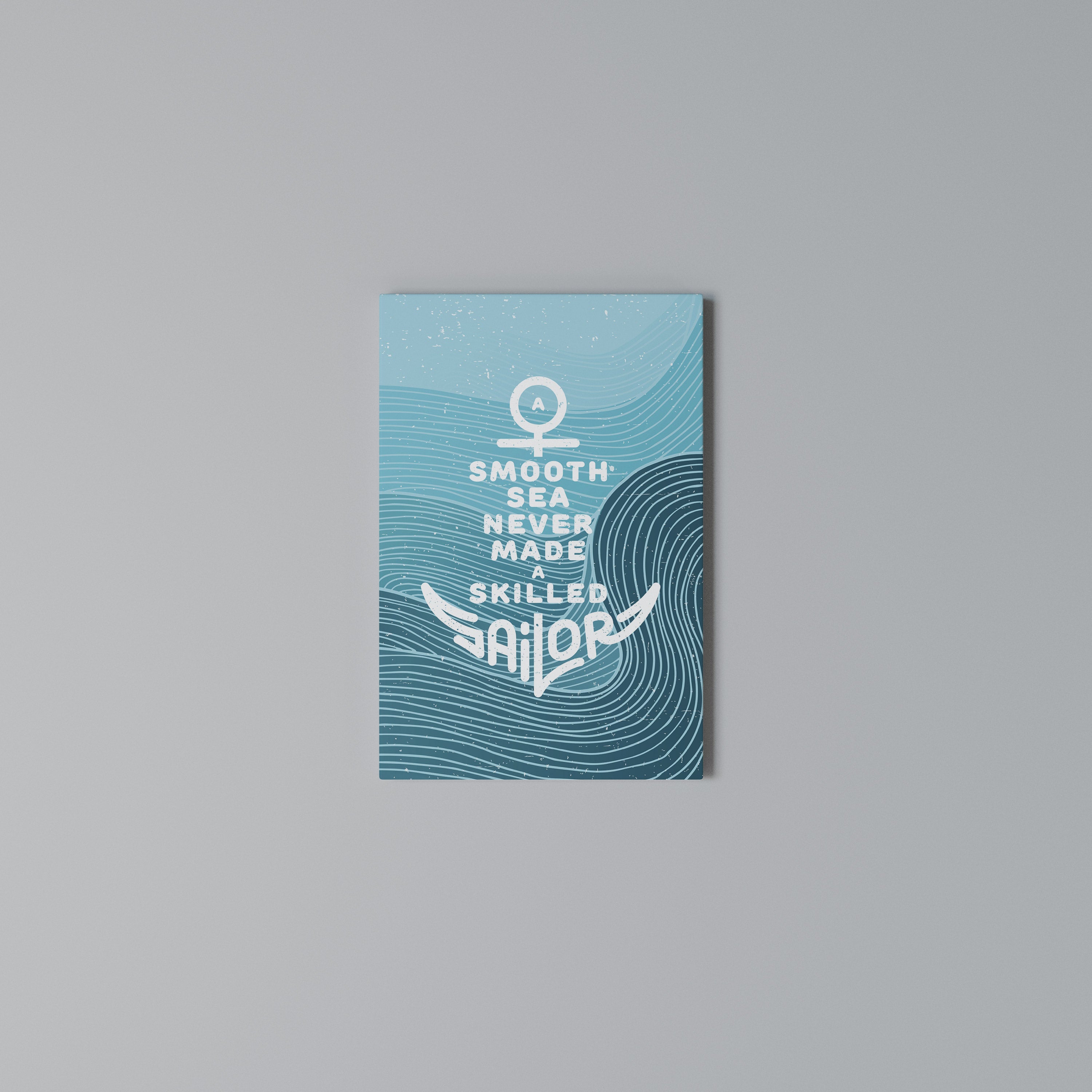 SKILLED SAILOR Cuadro en lienzo vertical