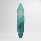 SKILLED SAILOR Panel decorativo de tabla de surf