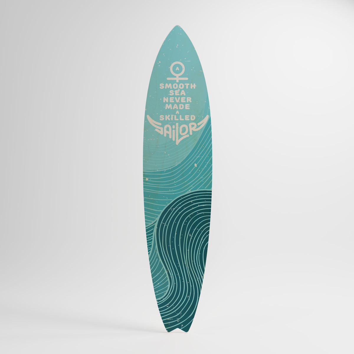 SKILLED SAILOR Panel decorativo de tabla de surf