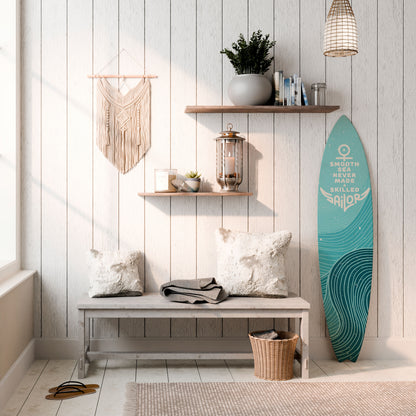 SKILLED SAILOR Panel decorativo de tabla de surf