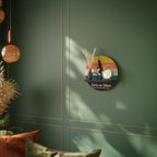 THE HOTTEST LEGS Estante Redondo Decorativo en Acabado Negro