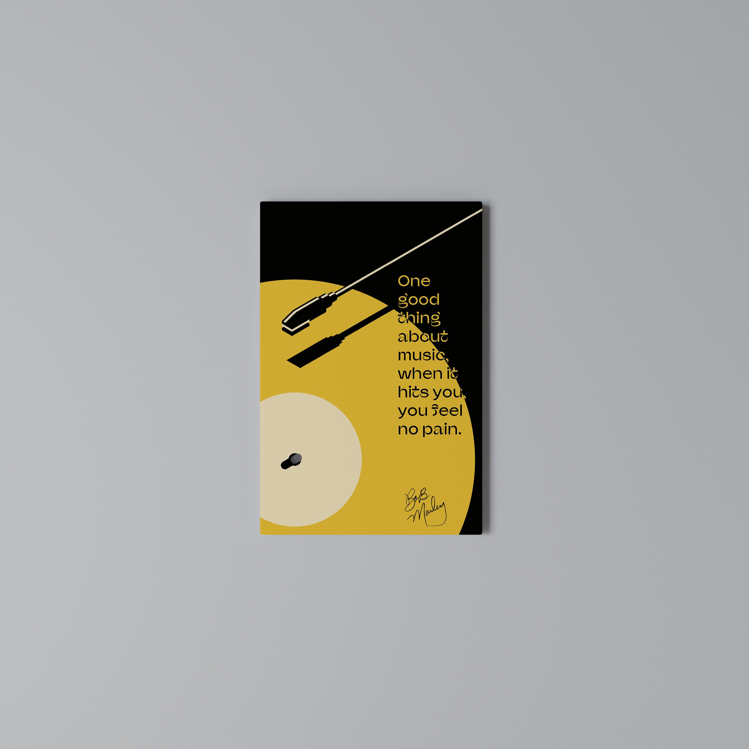MUSIC - NO PAIN Vertical Canvas Print