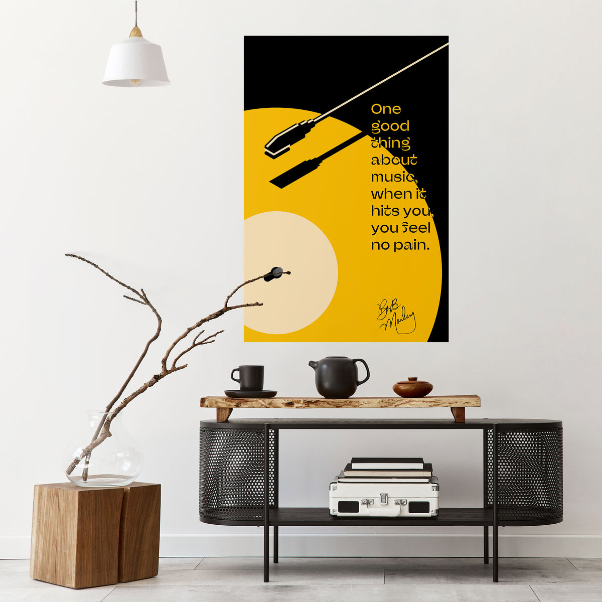 MUSIC - NO PAIN Peel and Stick Vertical Poster
