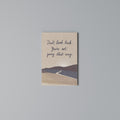 DON'T LOOK BACK Vertical Canvas Print