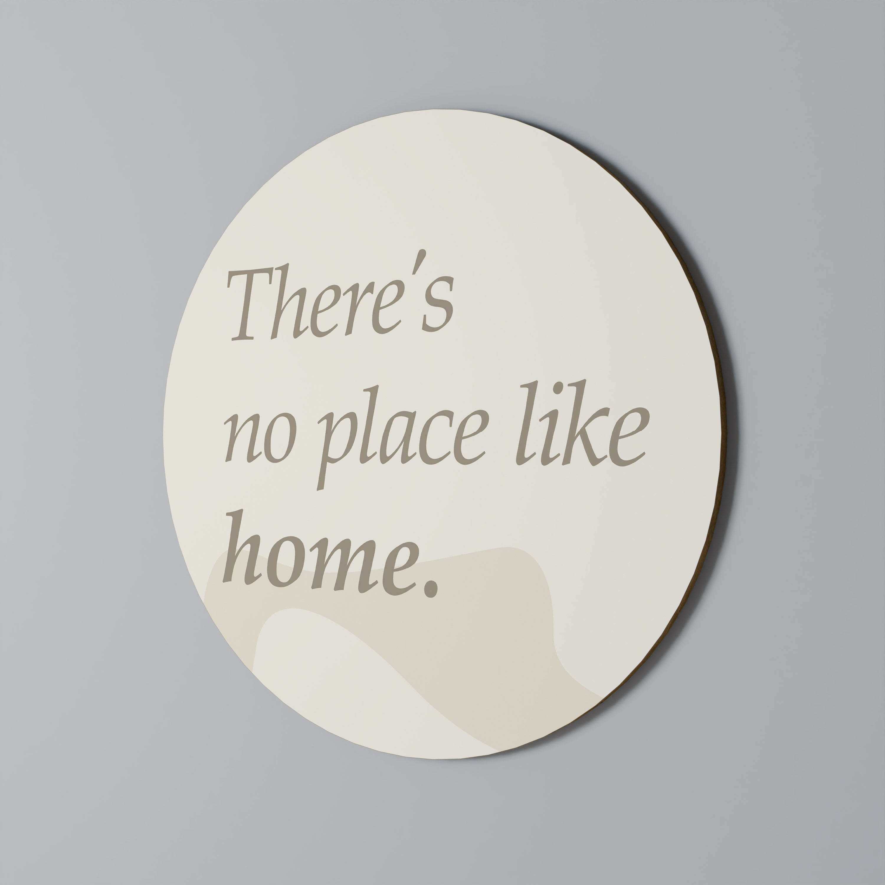 COMFORT ZONE Round Wall Art