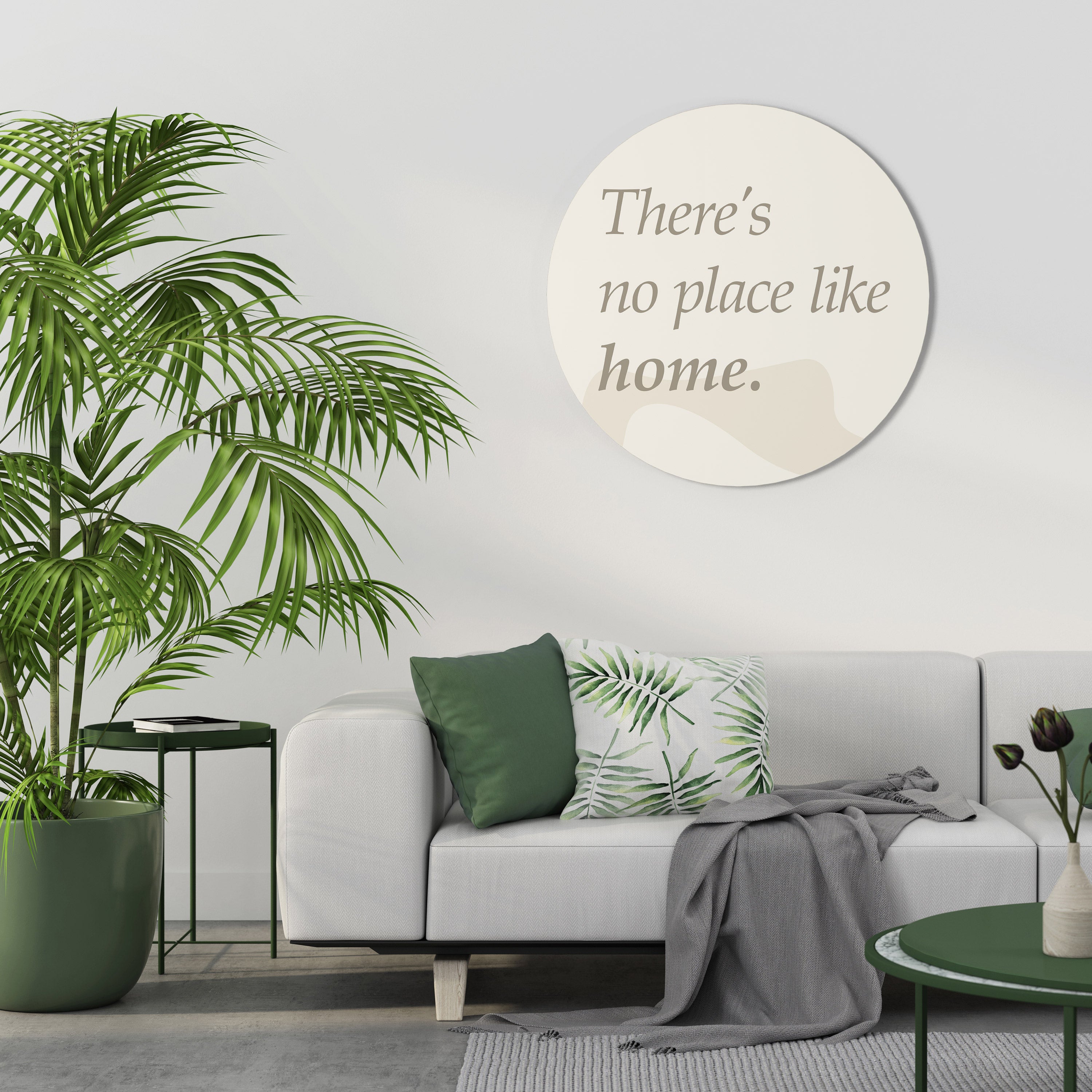 COMFORT ZONE Round Wall Art