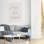 MINIMALIST MANTRA Peel and Stick Vertical Poster