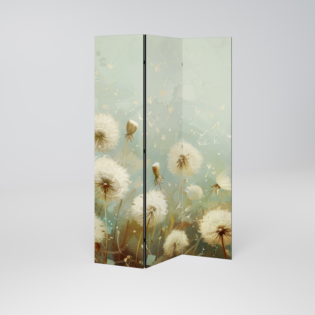 DREAMY MEADOW Biombo de 3 paneles