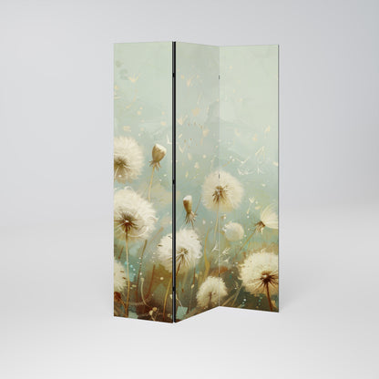DREAMY MEADOW Biombo de 3 paneles