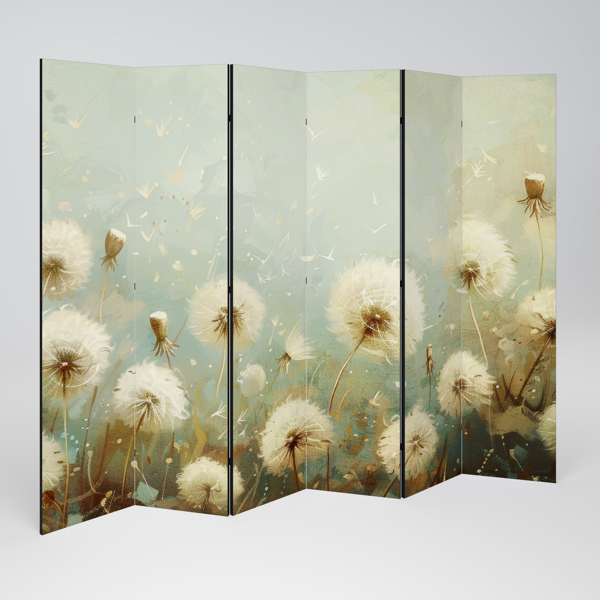 DREAMY MEADOW Biombo de 6 paneles