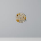 MORNING GLADE Estante Redondo Decorativo en Efecto Roble