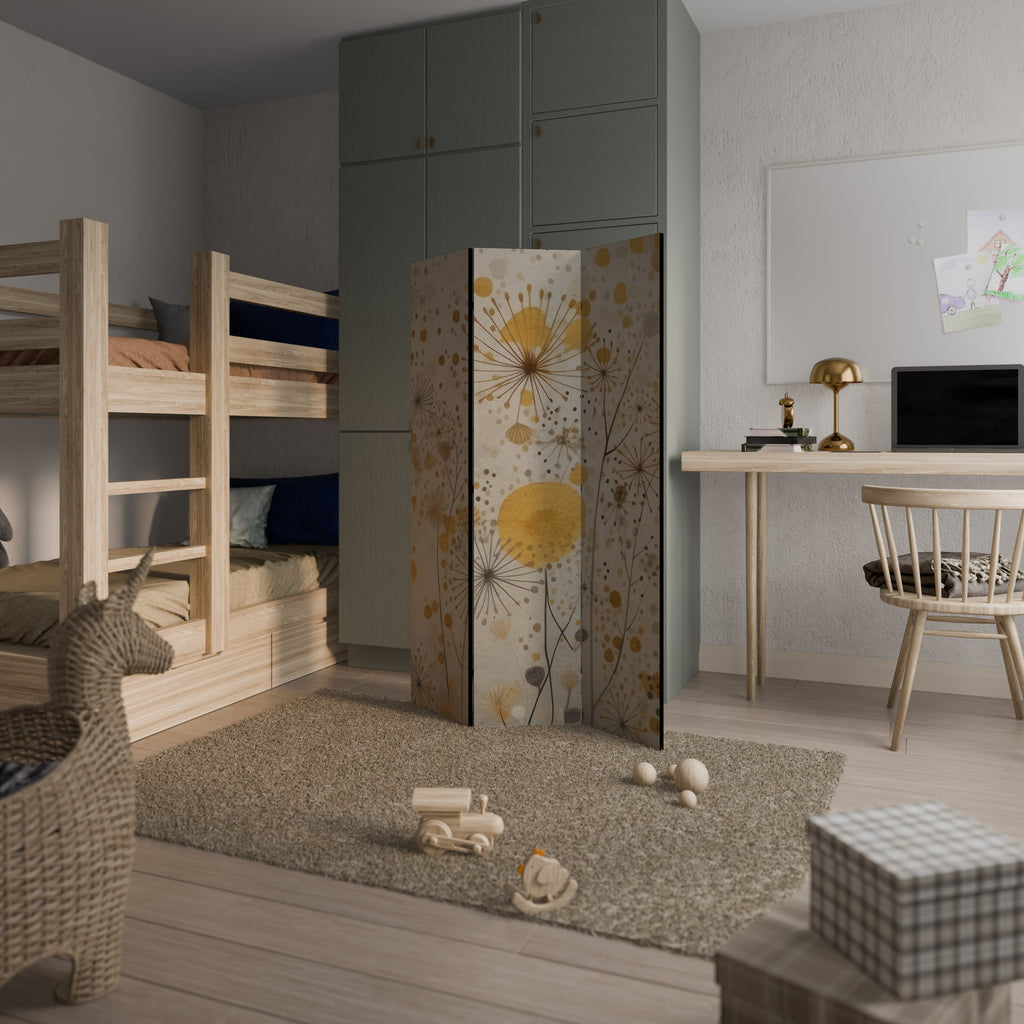 MORNING GLADE Decorative 3-Panel Room Divider