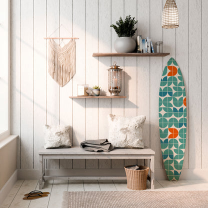 BE THE CHANGE Panel decorativo de tabla de surf