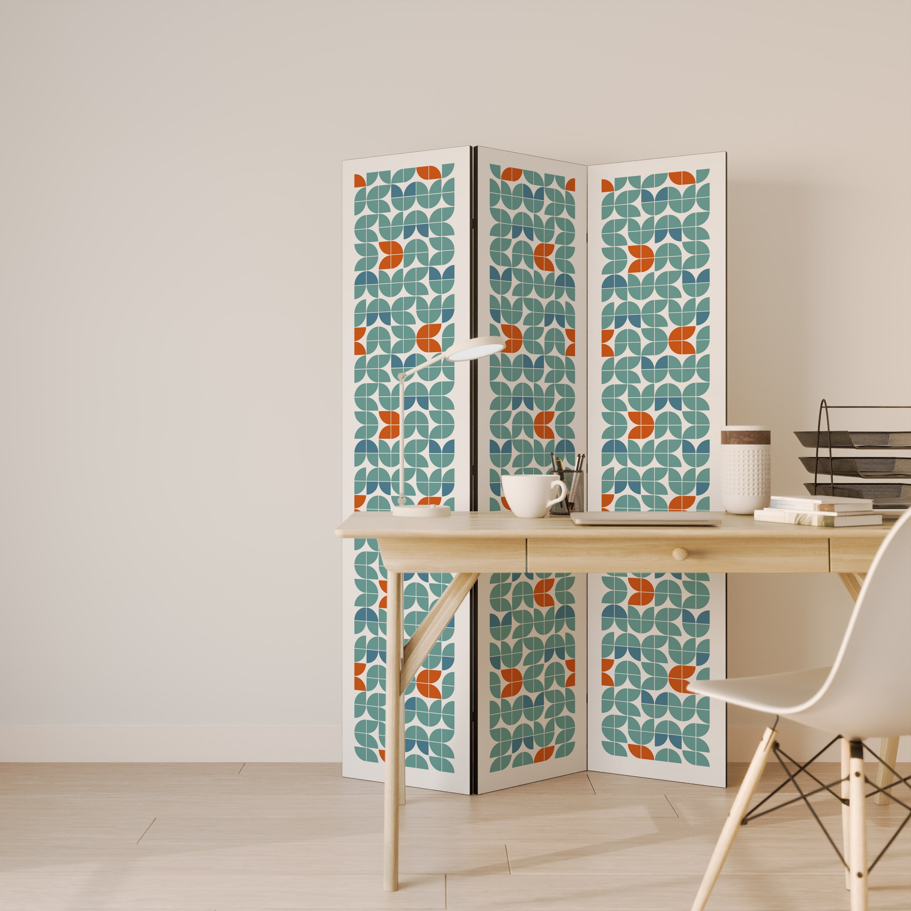 BE THE CHANGE Decorative 3-Panel Room Divider