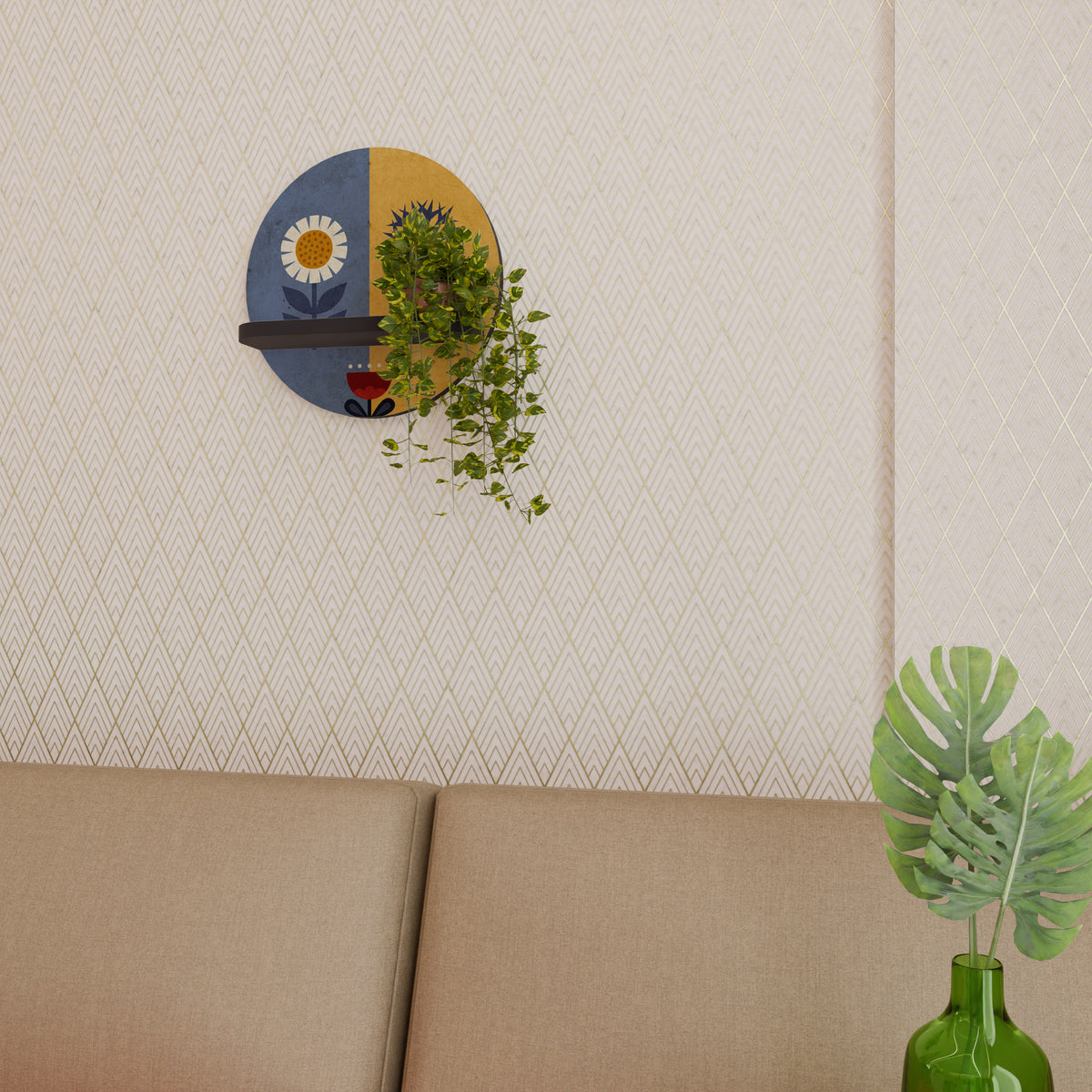SCANDIC FLORET Estante Artístico