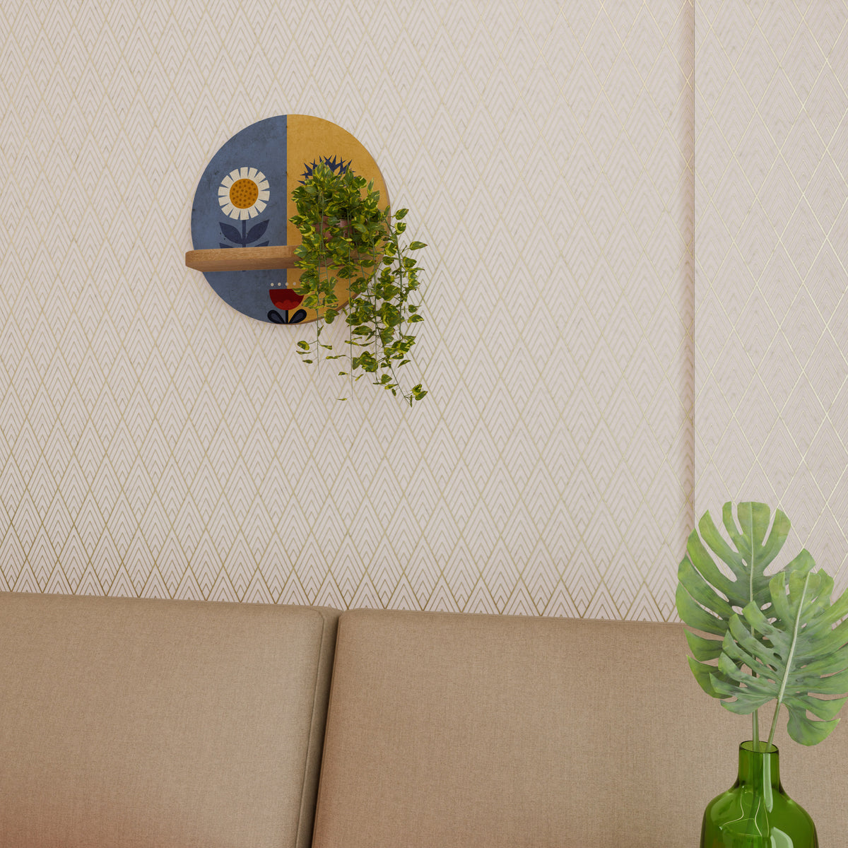 SCANDIC FLORET Estante Artístico