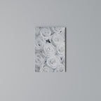 ELEGANCE IN WHITE Vertical Canvas Print