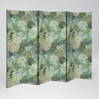 SUCCULENT CLUSTER Decorative 6-Panel Room Divider