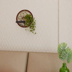 TIMELESS FLORA Estante Redondo Decorativo en Acabado Negro