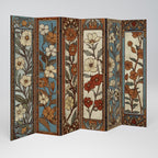 TIMELESS FLORA Decorative 6-Panel Room Divider