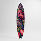 BLOOMING ELEGANCE Panel decorativo de tabla de surf